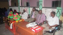 Maamul ka Jaamacadda Bariga Africa Faraca Galdogob oo Jaamacadda Ku soo dhaweeyey gudoomiyaha dagmada Galdogob Xasan Farax Maxamed (Ayexle)