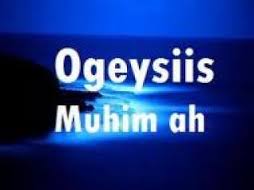 GAALKACYO OGAYSIIS MUHIIM AH. NADWADII SANADLAHA AHAYD OO LAQABAN DOONO.