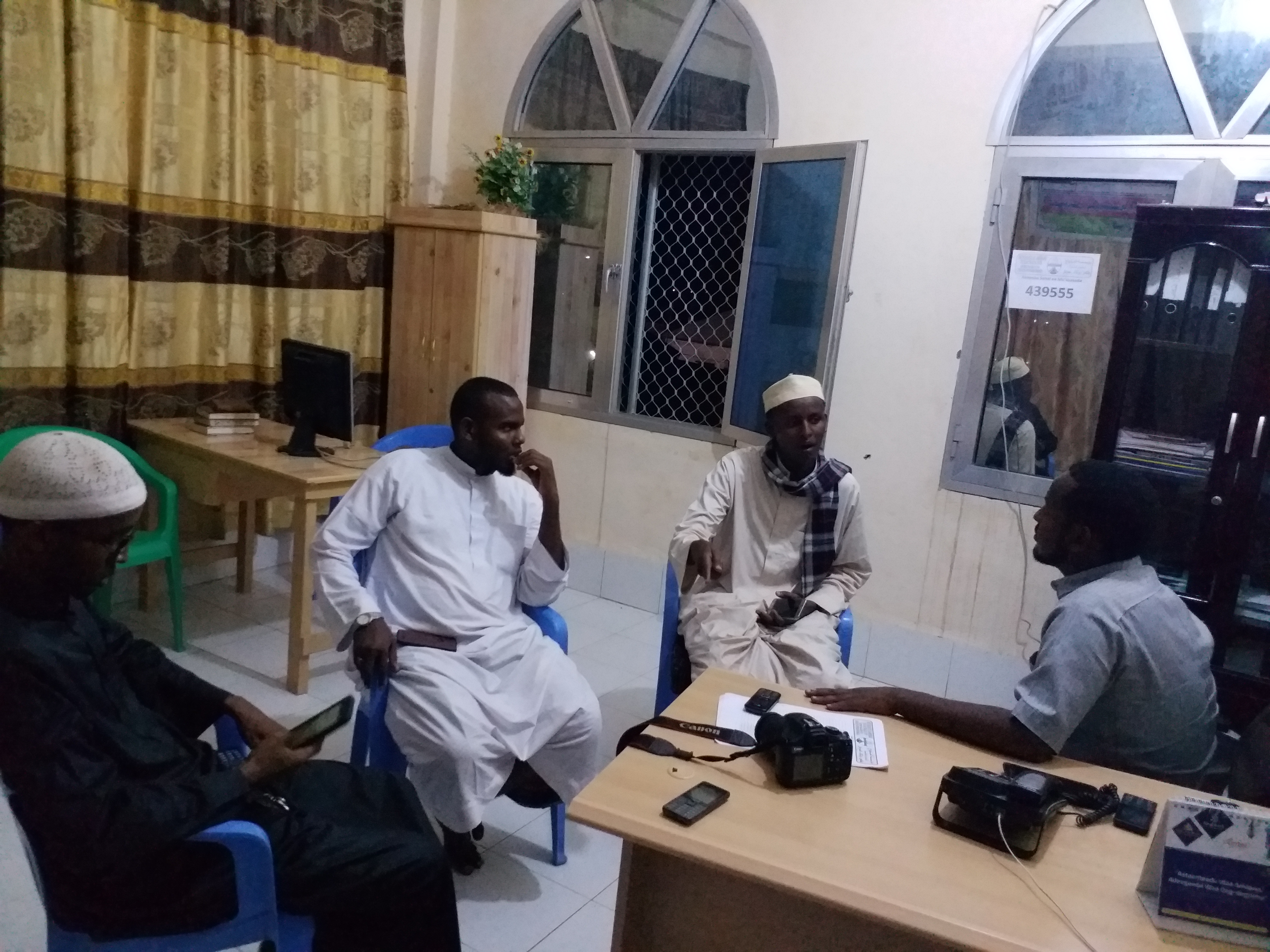 Maamulka Sare Al-Minhaaj Mudug oo  caawa Magaalada Galkacyo kusoo Dhaweeyay Gudoomiyaha Xafiiska Al-Minhaaj Galdogob iyo Wafdi uu Hogaaminayay.