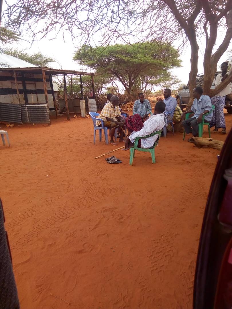 Gudoomiyaha Xafiiska Mashaariicda Ee Mu’assasada Al Minhaaj Mudug oo Maanta Booqdey Deegaanka Qansaxle  ee Degmada Galdogob.